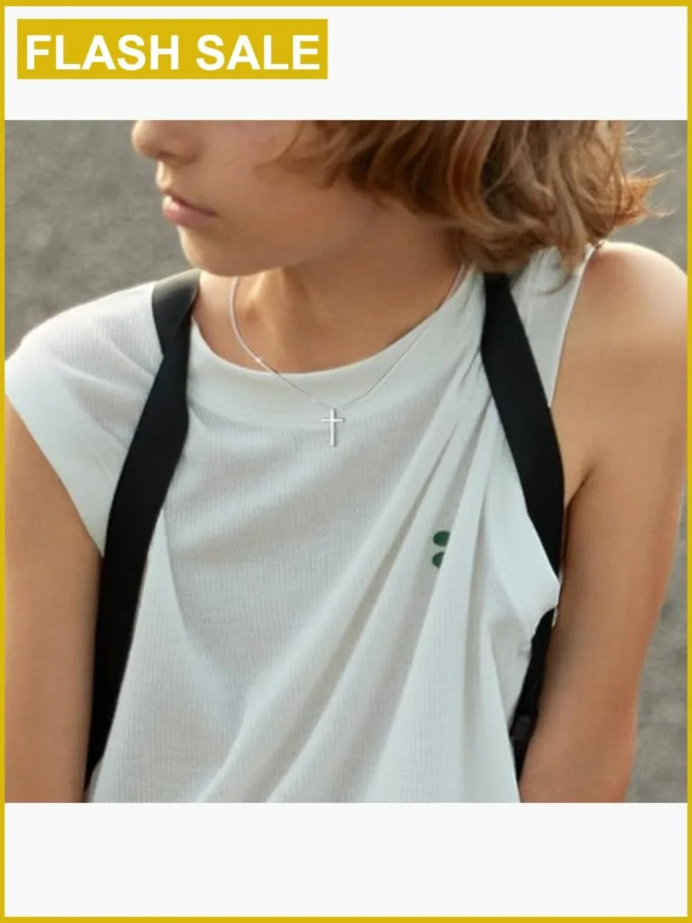 925 Sterling Silver Cross Necklace for Boys Dainty Faith Pendant First